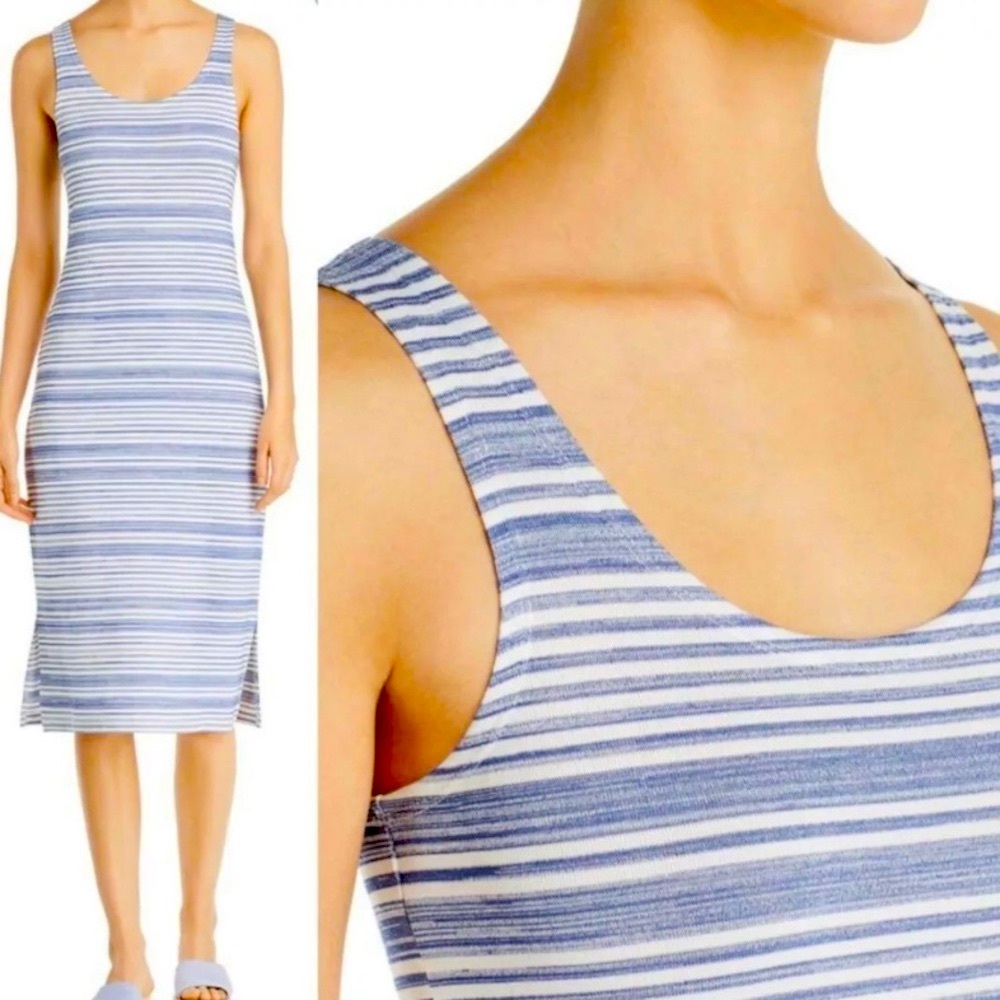 Lysse NEW Mulholland Striped MIDI Tank Dress